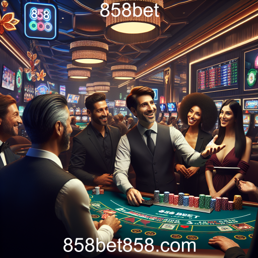Experiência Imersiva no Cassino Ao Vivo da 858bet